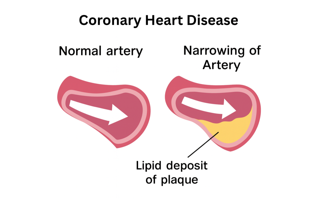 Coronary Heart Disease diagram