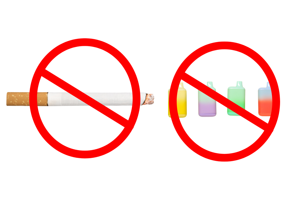 Smoking and vaping is bad